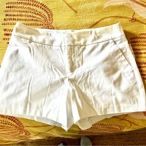 Maison Jules High Waist Cream Shorts